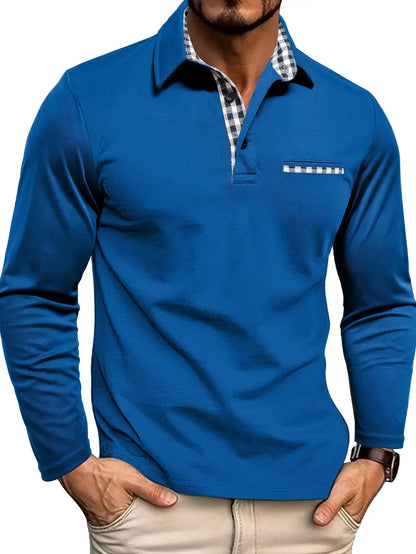 Classic Men's Long Sleeve Golf Shirt