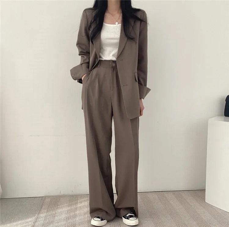 Classic Ladies Two Piece Suit Set