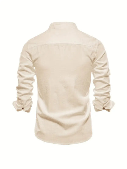 Casual Men's Short Sleeve Button Shirt