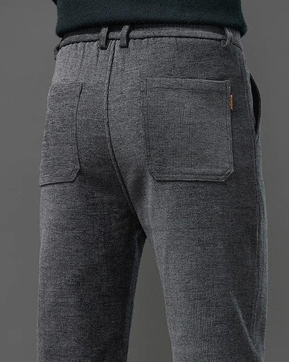 Rugged Textured Corduroy Trousers