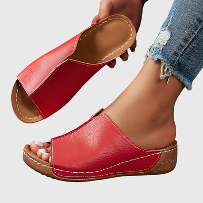 Ladies Comfortable Espadrille Wedge Sandals