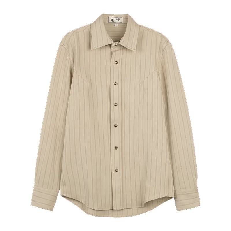 Men's Long Sleeve Button-Up Dress Shirt
