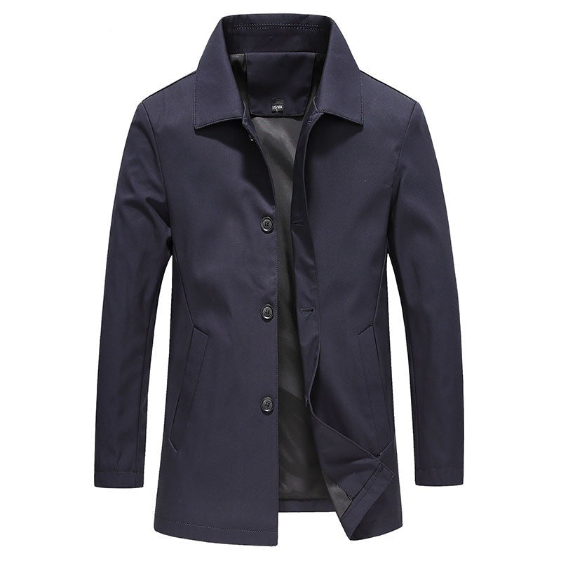 Men's Warm Winter Button Coat