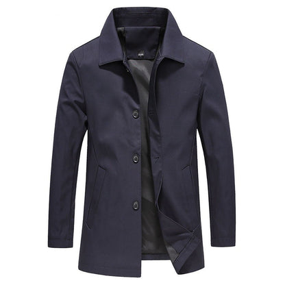 Men's Warm Winter Button Coat
