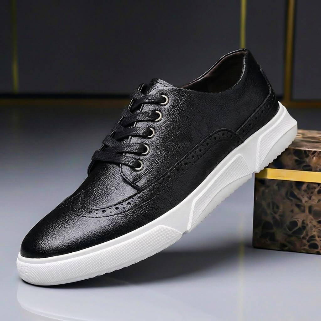 Luxury Genuine Leather Running Shoes