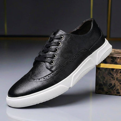 Luxury Genuine Leather Running Shoes