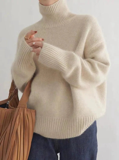 Classic Women's Crew Neck Winter Sweater