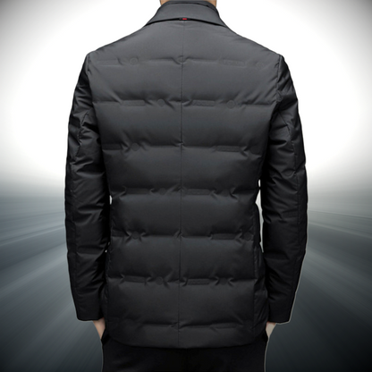 Classic Fit Quilted Mens Blazer Coat