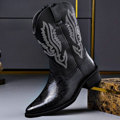 Luxury Genuine Leather Ankle Boots