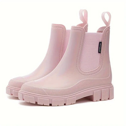 Thick Heel Chelsea Ankle Boots