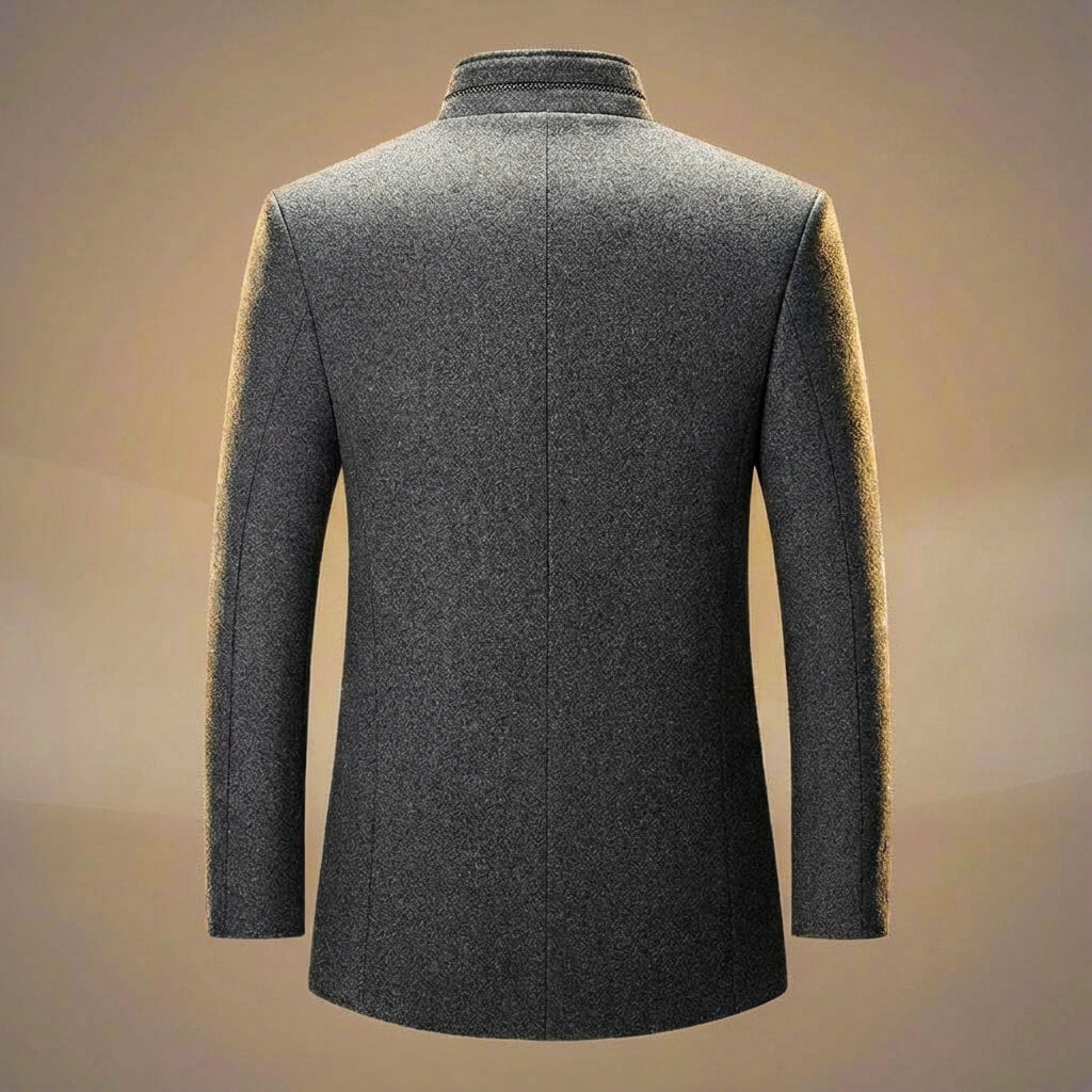 Classic Pure Wool Tailored Coat