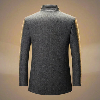 Classic Pure Wool Tailored Coat