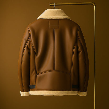 Luxury Soft Suede Leather Jacket
