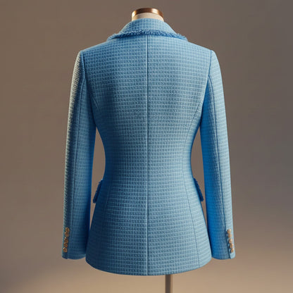 Luxury Textured Women's Blazer