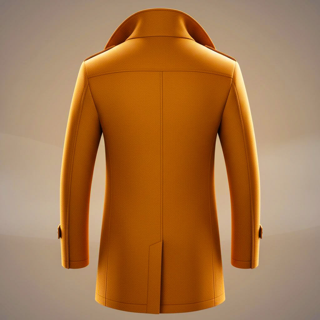 Luxurious Pure Wool Winter Coat