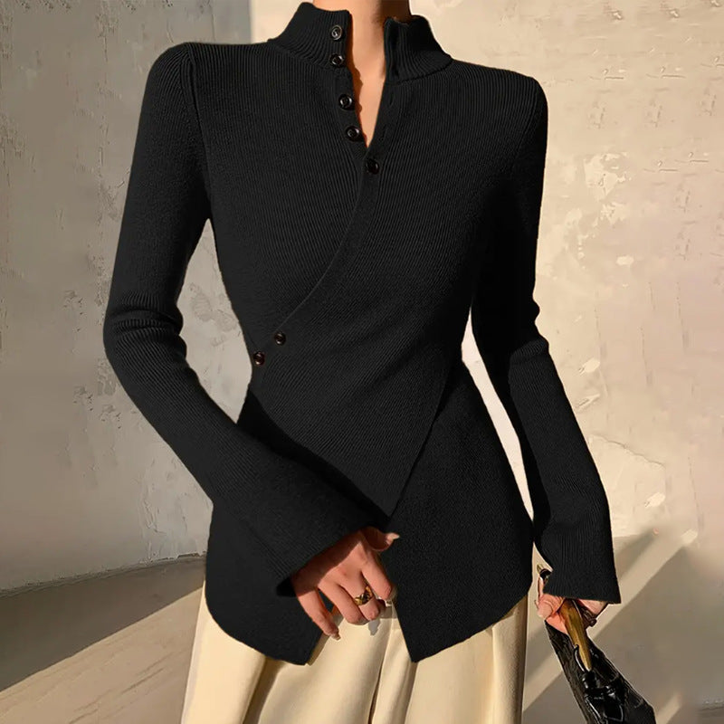 Image of Bailey | Women's Wrap Long Sleeve Sweater