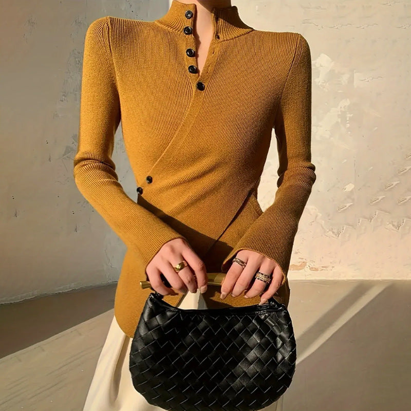 Image of Bailey | Women's Wrap Long Sleeve Sweater