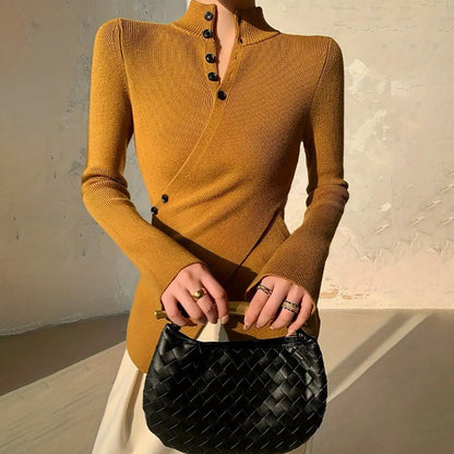 Image of Bailey | Women's Wrap Long Sleeve Sweater
