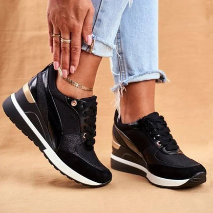 Women's Lightweight Knit Sneakers Arch Support Memory Foam
