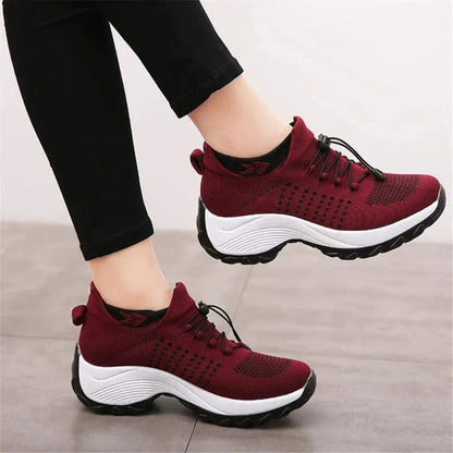 Comfortable Women's Mesh Slip On Sneaker Shoes
