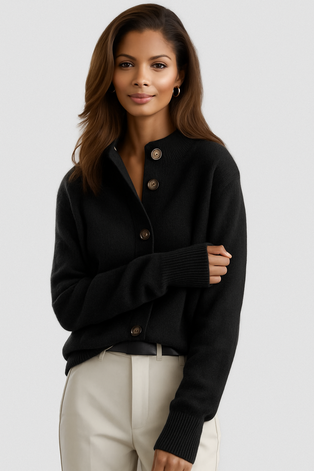 Cozy Crew Neck Knit Sweater