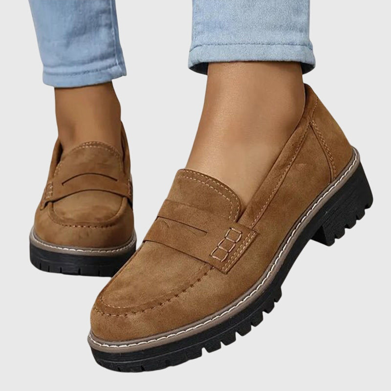 Classic Luxury Suede Slip On Shoes