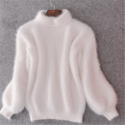 Women's Mohair Turtleneck Sweater