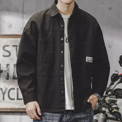 Mens Heavy-Duty Button Up Shirt
