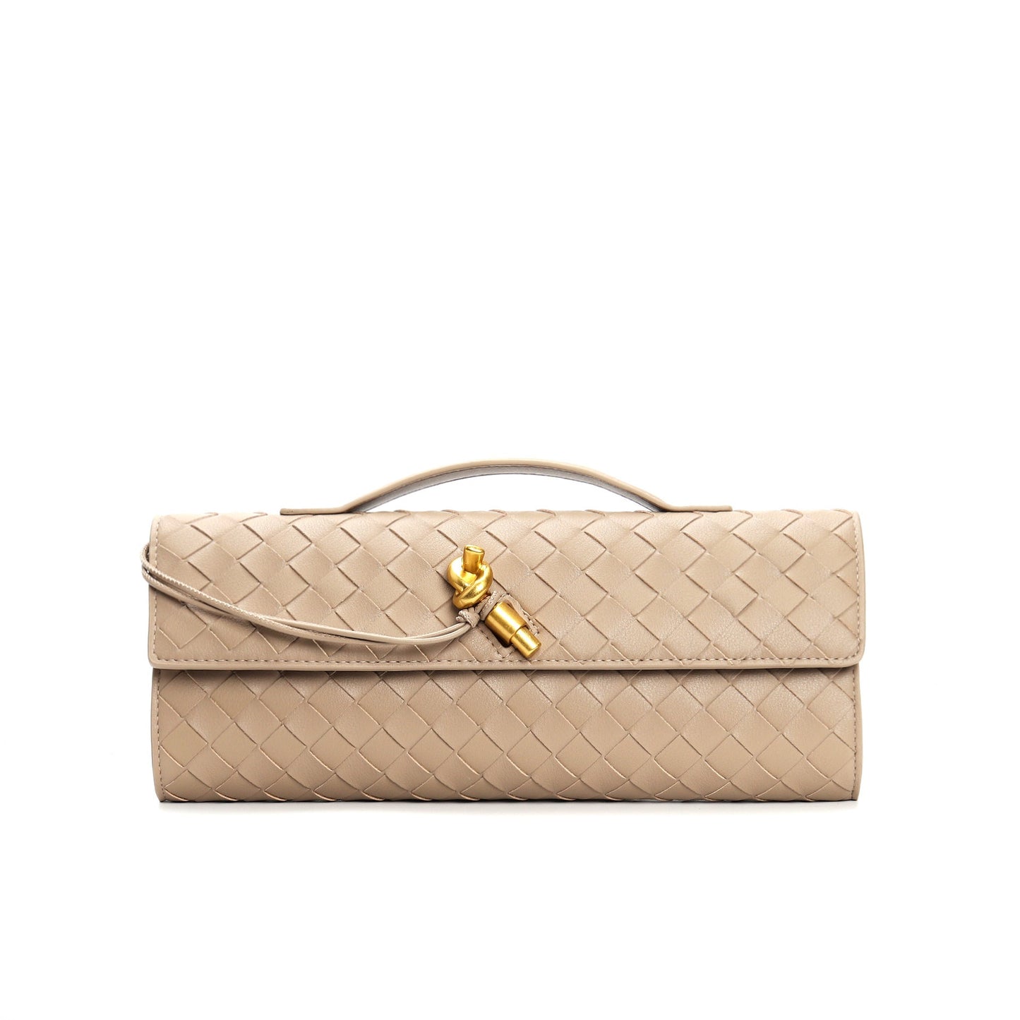 Women's Leather Backpack Braided Strap