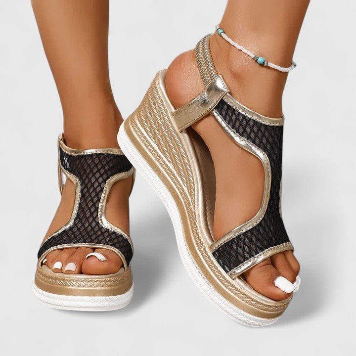 Luxurious strappy sandals