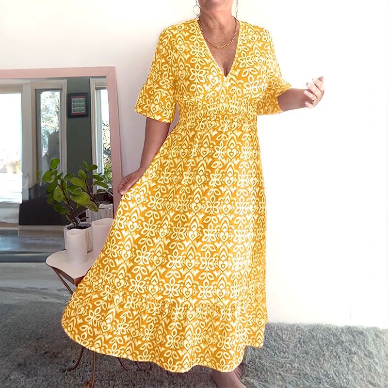 Floral Chic Summer Dress