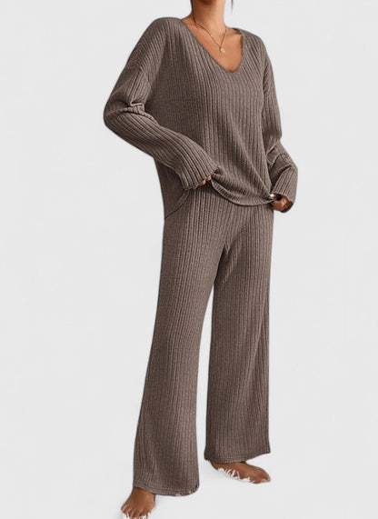 Cozy Women's Loose Fit Sleepwear Pajama Set