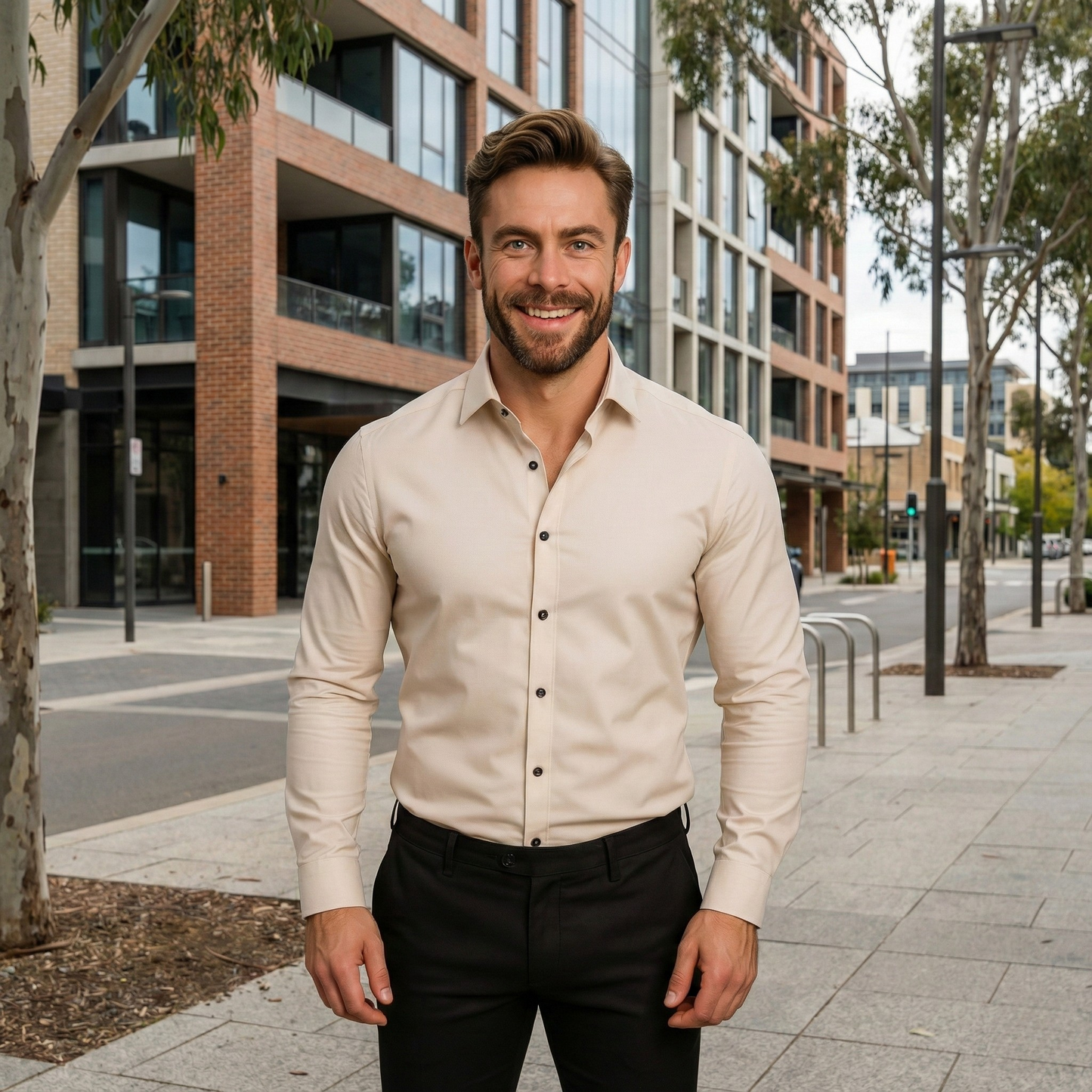 Men's Wrinkle-Resistant Dress Shirt