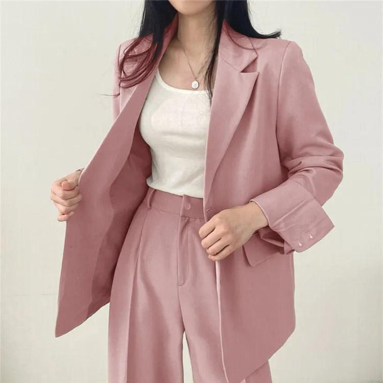 Classic Ladies Two Piece Suit Set