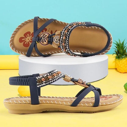 Comfy Women's Heeled Contour Sandals
