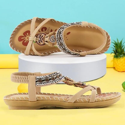 Comfy Women's Heeled Contour Sandals