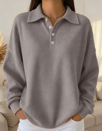 Soft Knit Polo Sweater