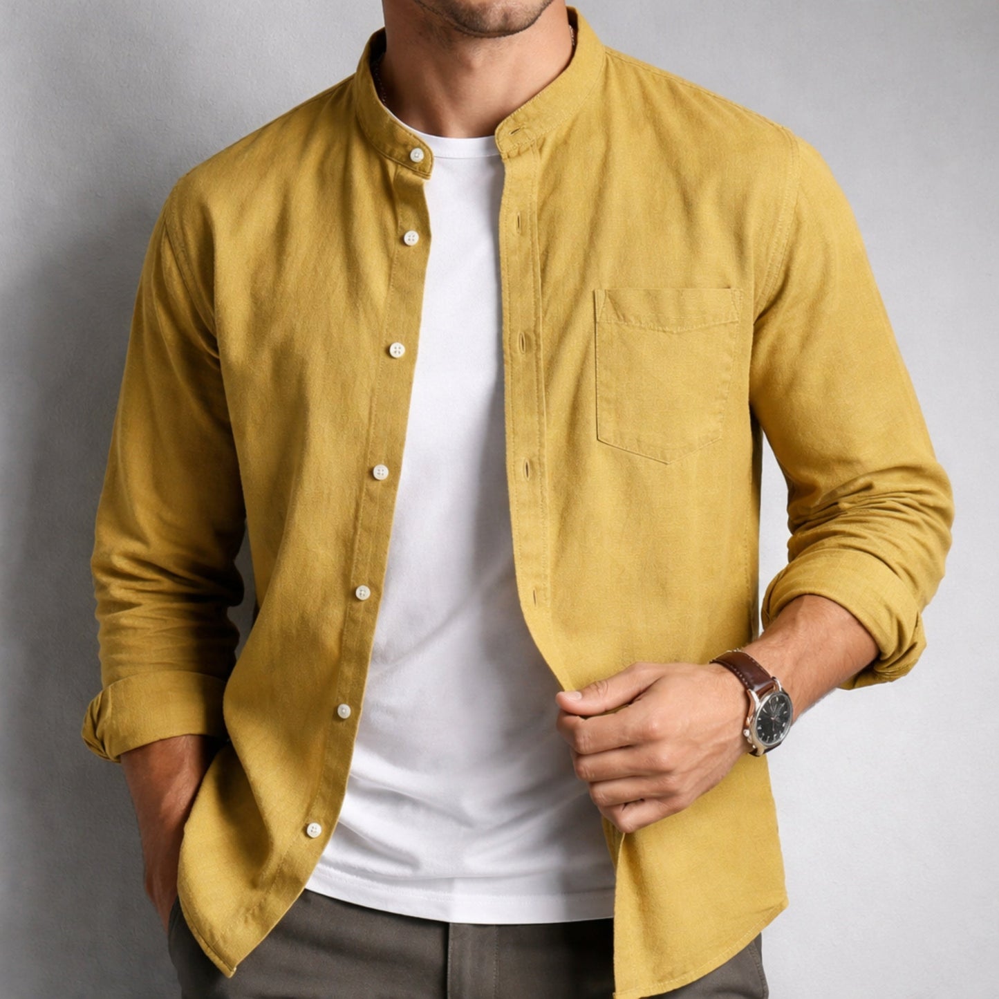 Casual Breathable Cotton Shirt
