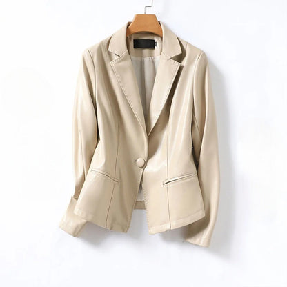 Vera Lambskin Leather Blazer - Jack Hafford