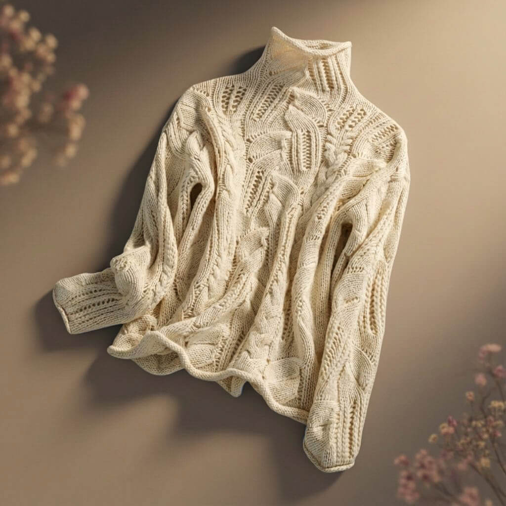 Warm Wool Crew Neck Sweater