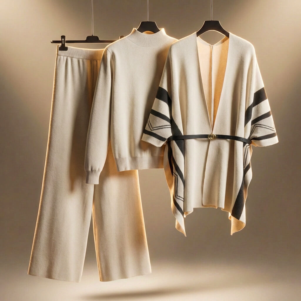Luxury Pure Wool Clothing Set
