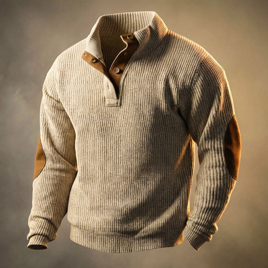 Luxury Textured Button Down Shirt