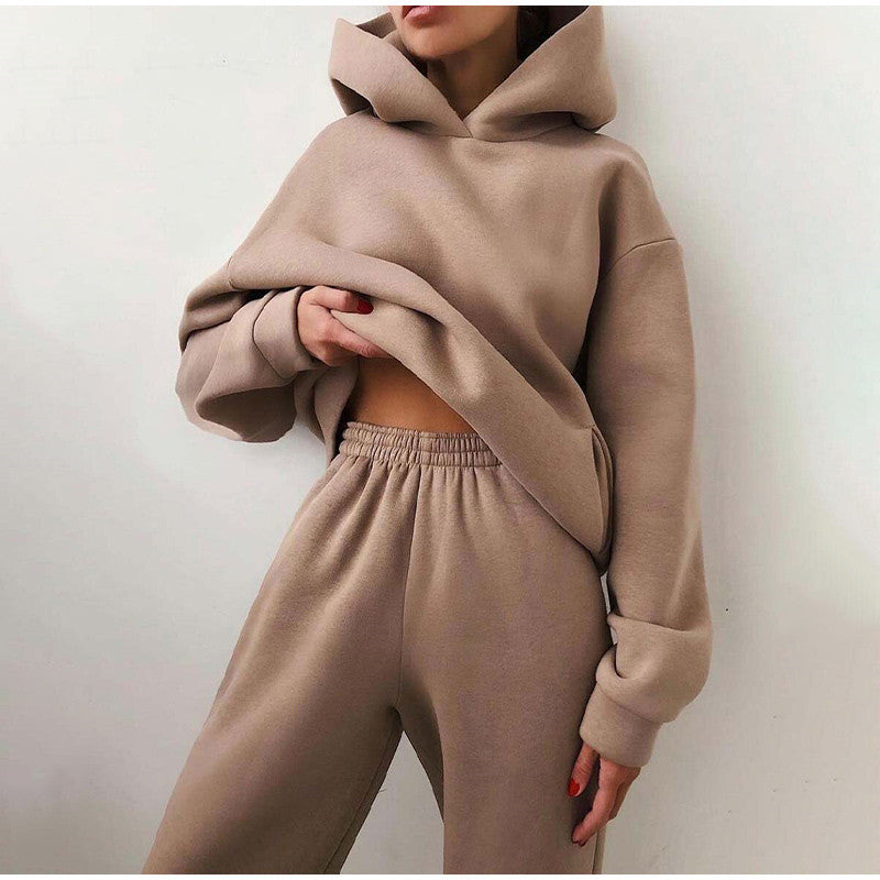 Cozy Women's Winter Hoodie Sweat Suit