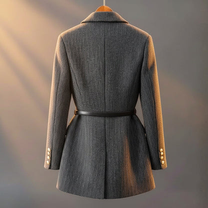 Luxury Women's Wool Tailored Jacket