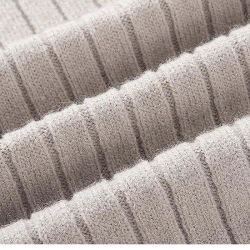 Image of Bernard | Men's Half-Zip Ribbed Sweater