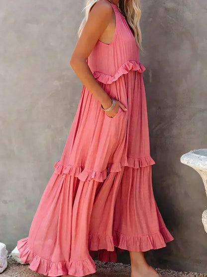 Chic Ruffle Sundress for Women