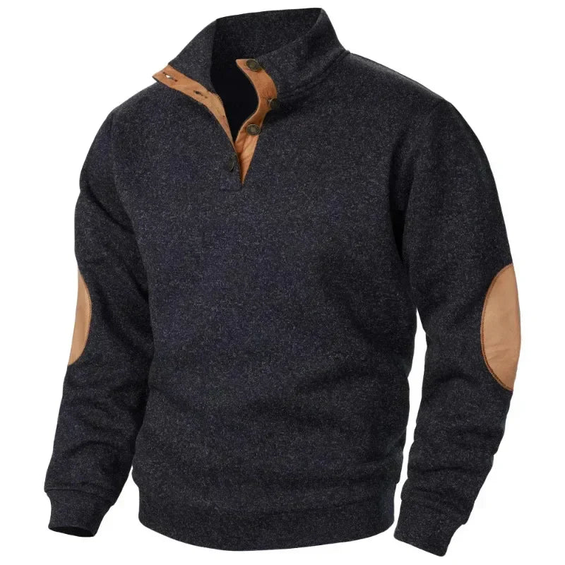 Men's V-Neck Sweatshirt Casual Outdoor