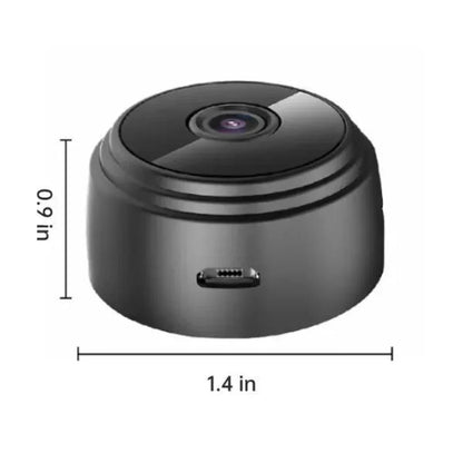 "Black HD wireless backup camera for RVs, trucks, trailers with night vision, waterproof design, perfect for safe reversing."