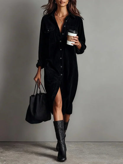 Fashionable A-Line Midi Dress