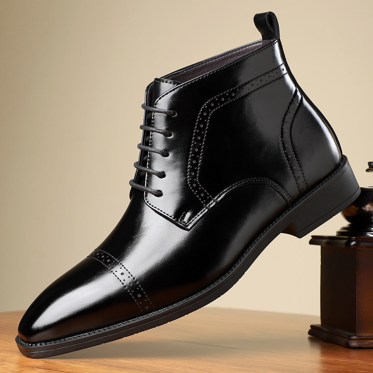 Edmund Leather Ankle Boots - Jack Hafford